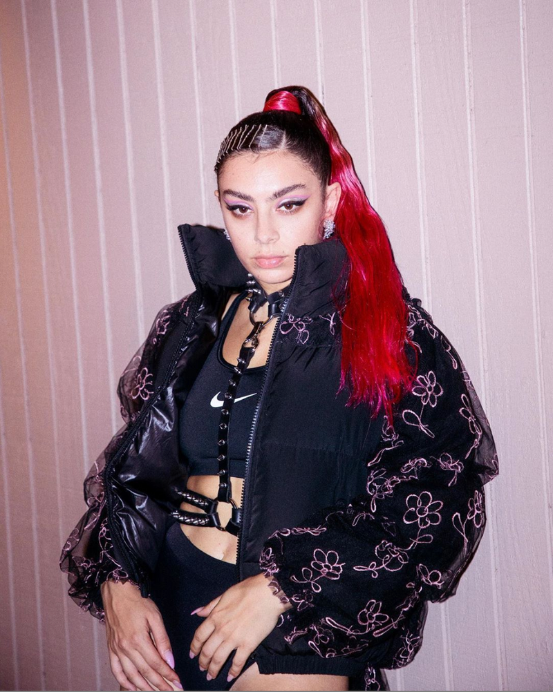 charli xcx in sandy liang