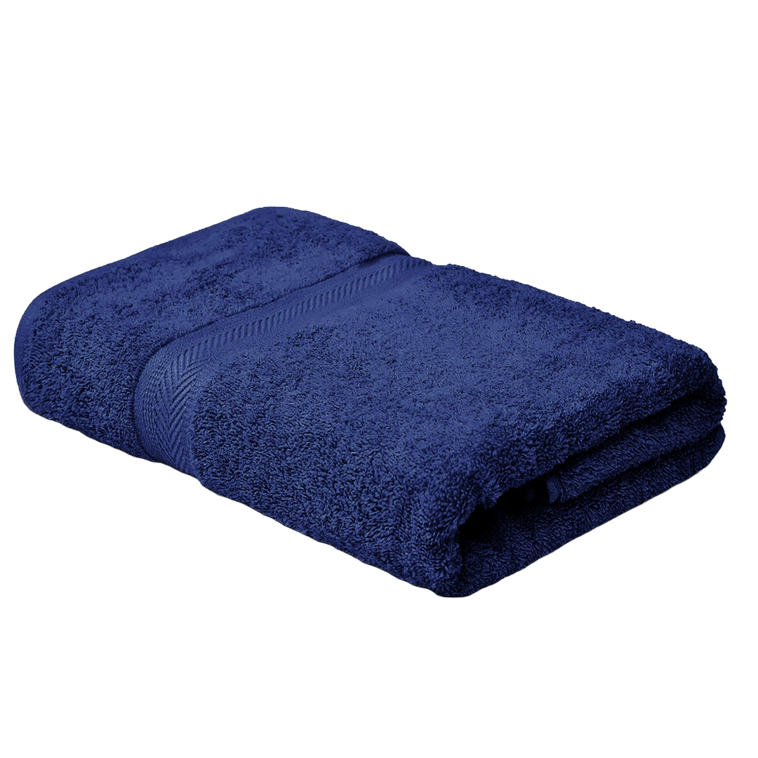 SUPREME 100% Cotton BATH TOWEL,( PACK OF 1)500 GSM, NAVY