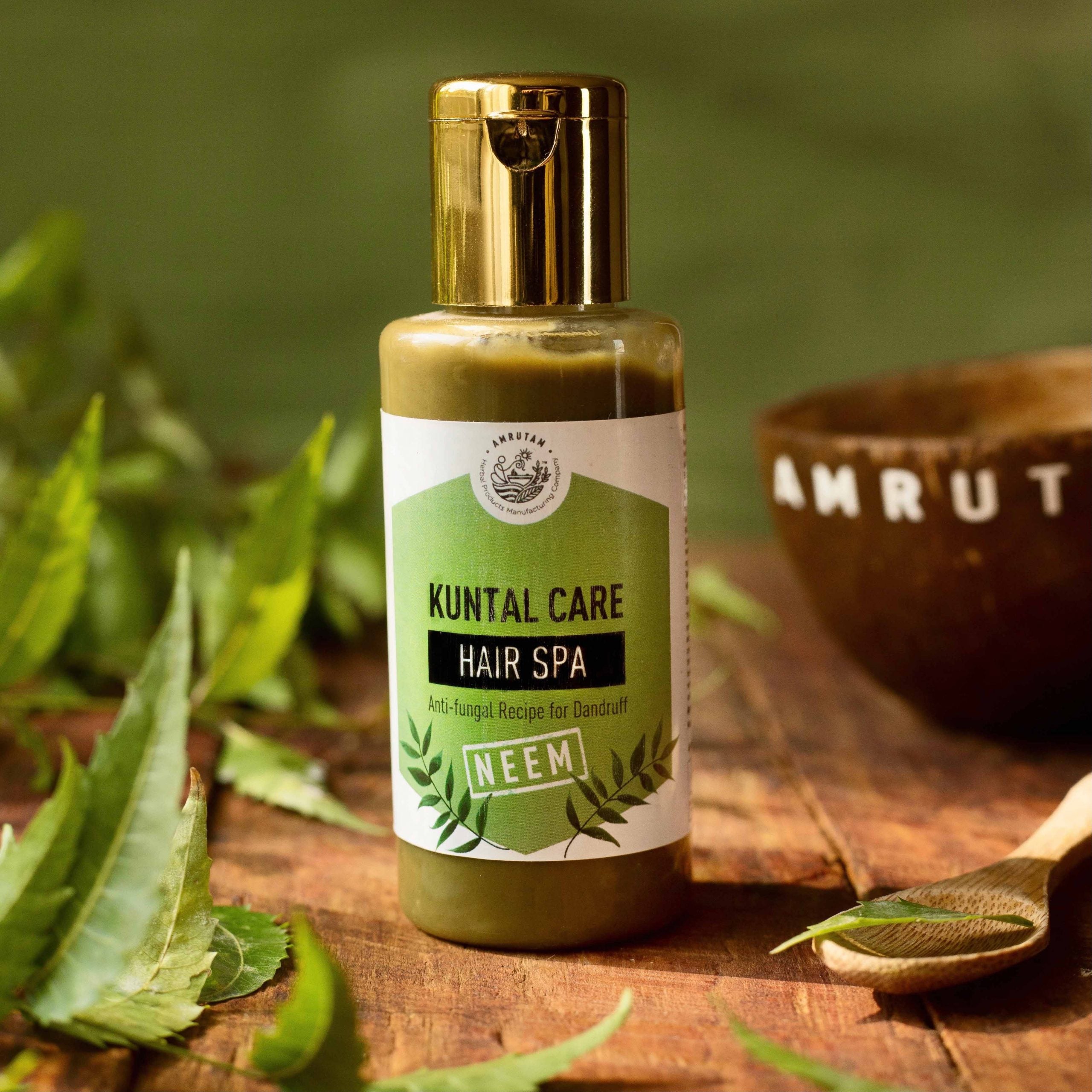 Amrutam Kuntal Care Hair Spa with Neem | Solution for Dandruff & Itchy Scalp