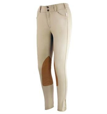 Tailored Sportsman Breech Girl's 3960 Tan Front zip Low rise