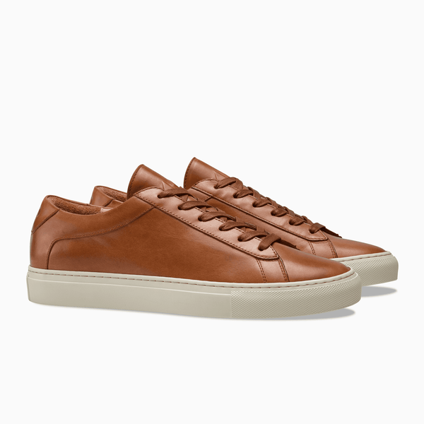 Leather Sneakers for Men in Brown 