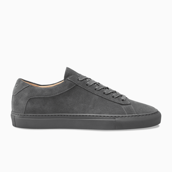 Grey Suede Sneakers | Capri Roccia | KOIO