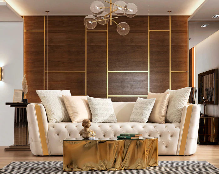 Ivory Sofa & Loveseat