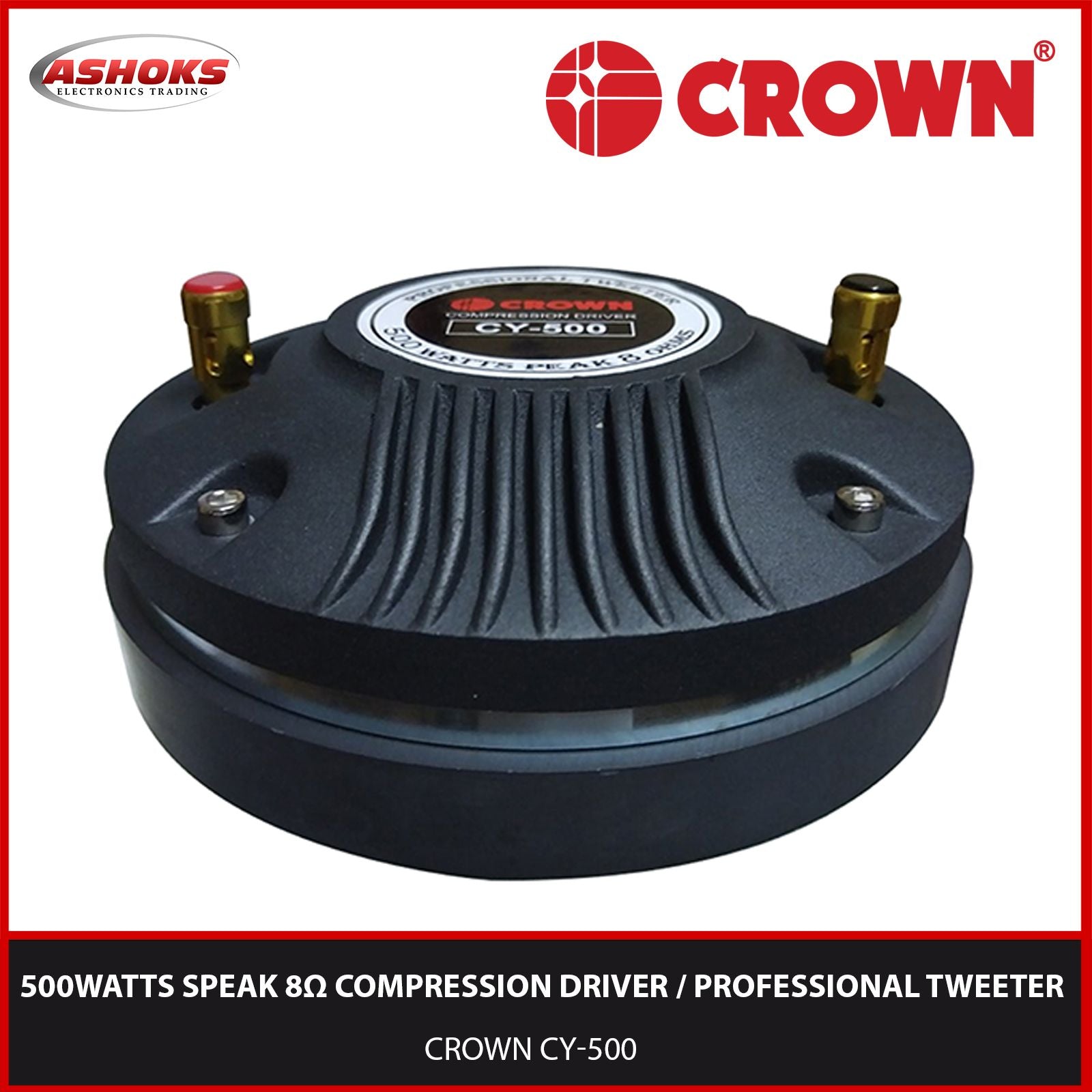 crown tweeter 500 watts