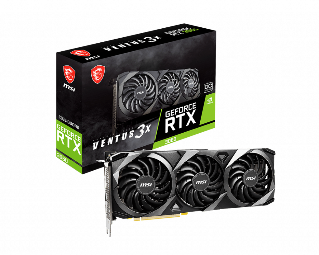 MSI GeForce RTX 3060 VENTUS 3X 12G OC – RG Computer