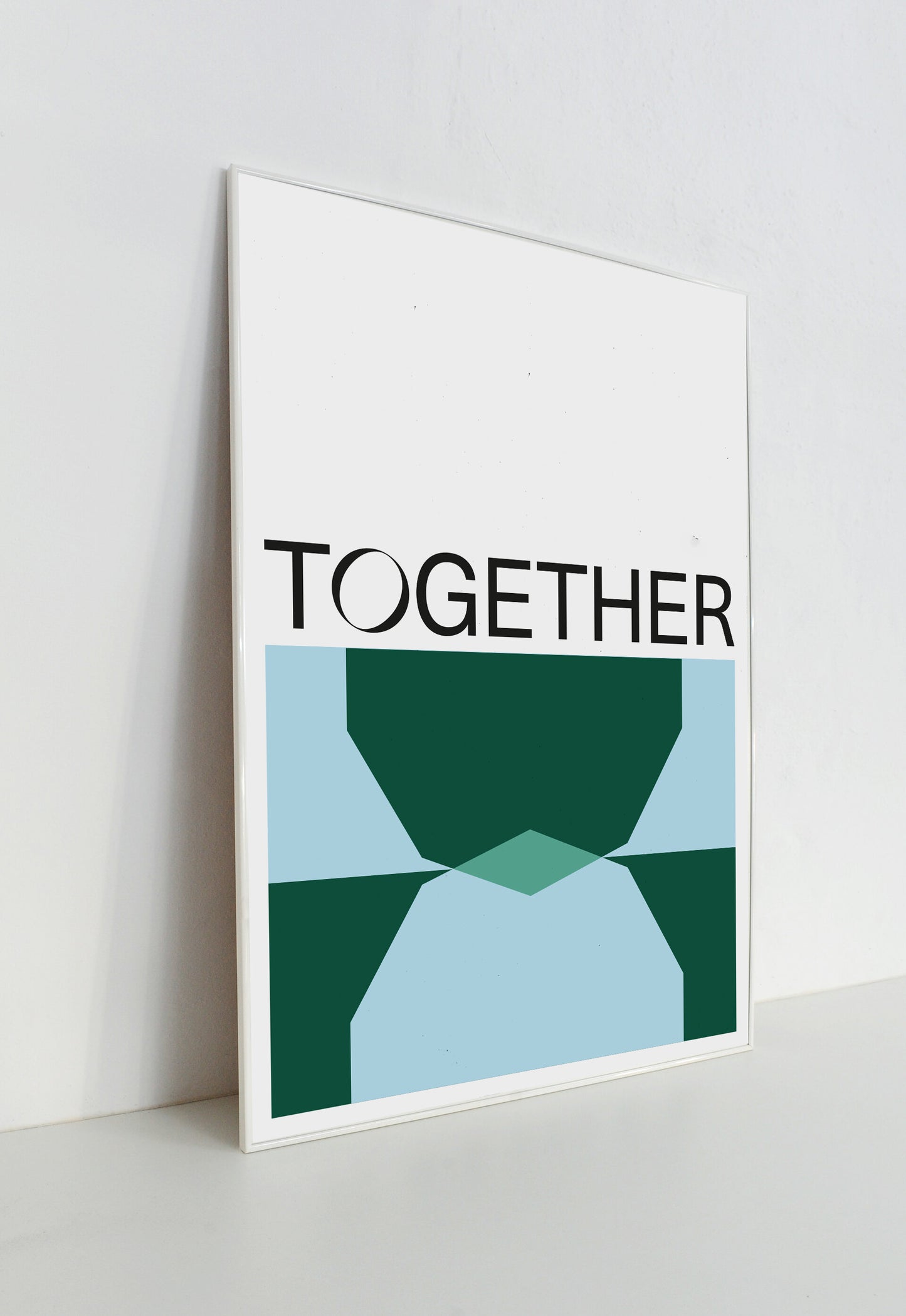 Together (green) Art Print | Wall Art | Graphic Print | Gallery Wall Art