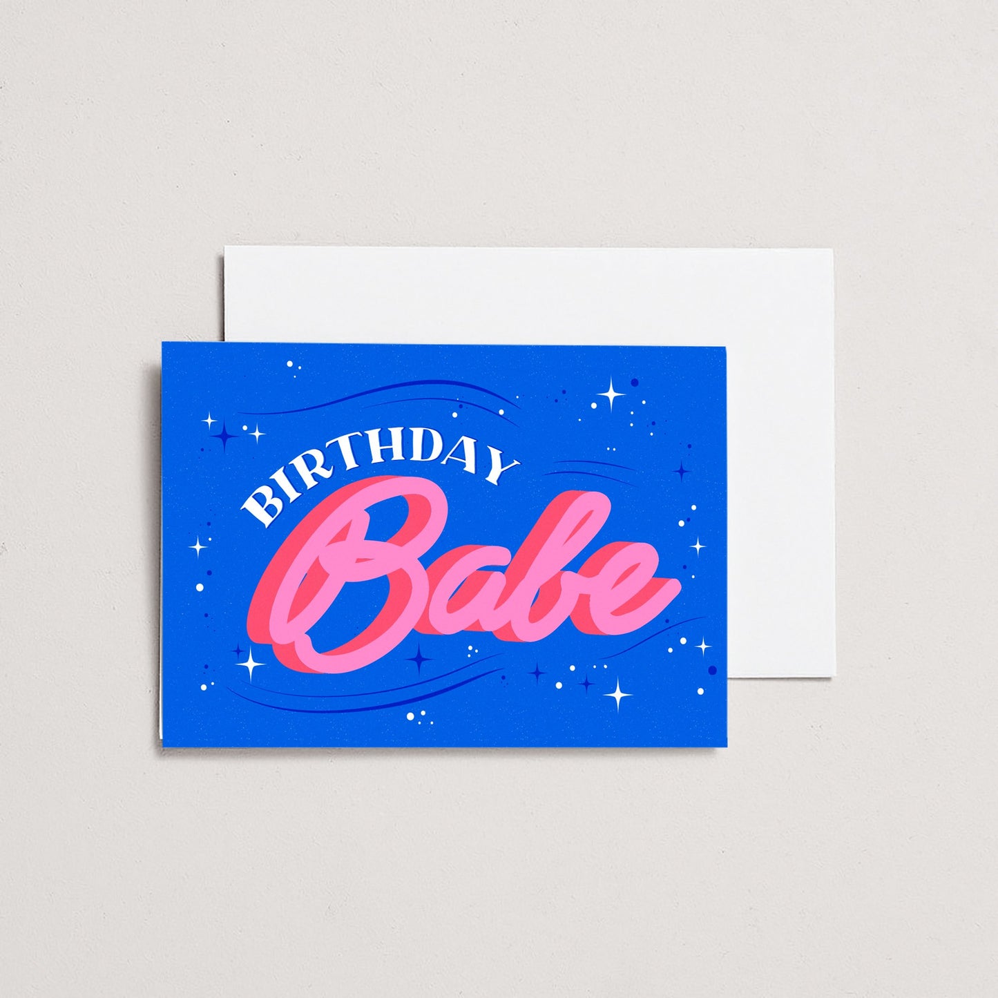 Birthday Babe Card | Bold Birthday Card | Birthday Card for her