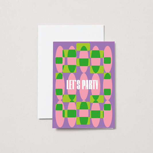 Let's Party Card | Well Done Card | Celebration Card | Birthday Card