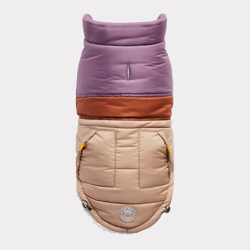 Sand Retro Puffer Coat