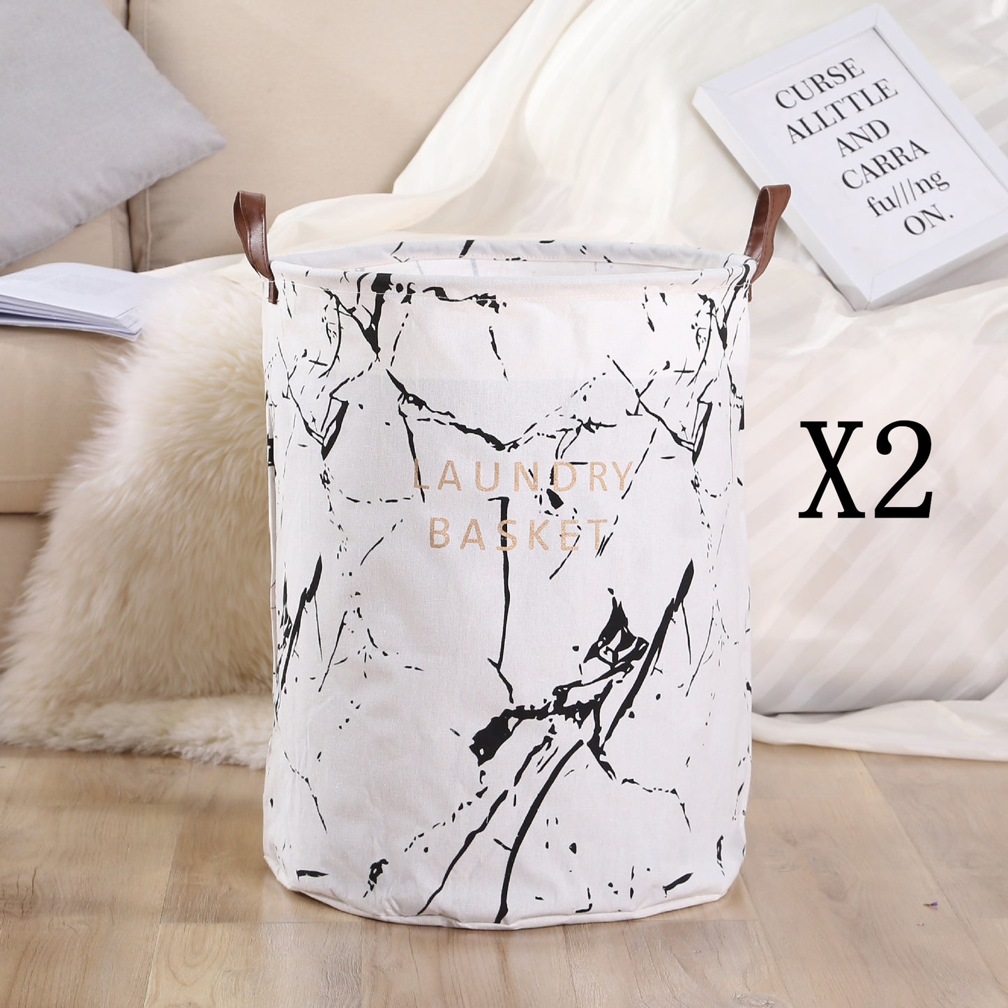 Laundry basket storage bucket