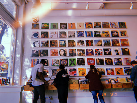 We still got our record wall 