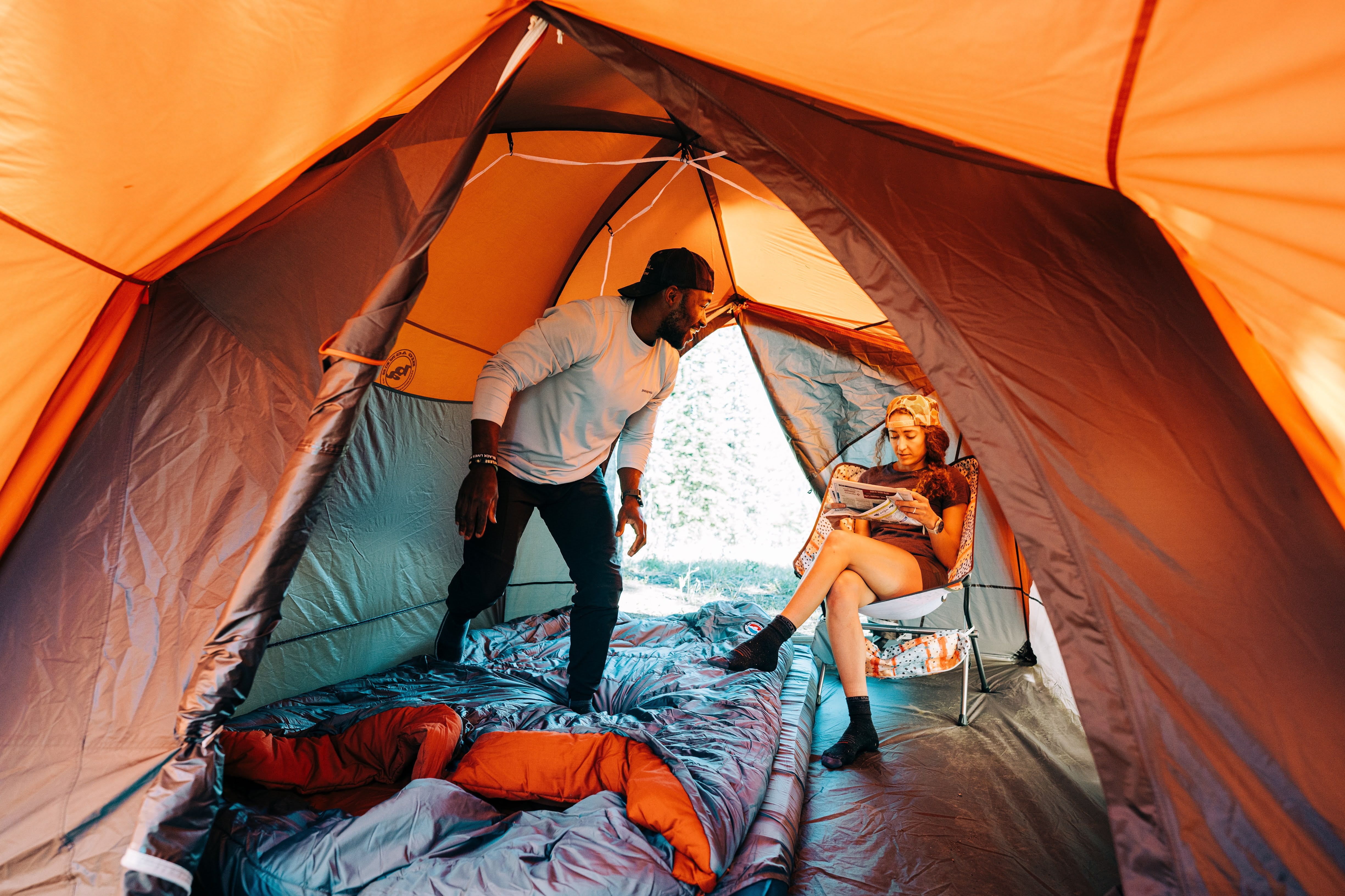 double wide sleeping pad camping