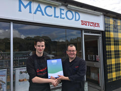 Butcher Craftsman Certificate for Neil Finlayson