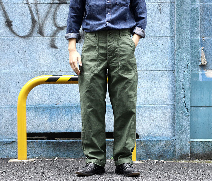 ブラウン×ピンク 新品 orslow US ARMY FATIGUE SHORTS ベイカーパンツ