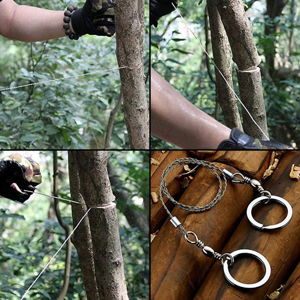 OUTDOOR SURVIVAL WIRE SAW