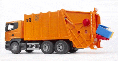 bruder dustbin lorry
