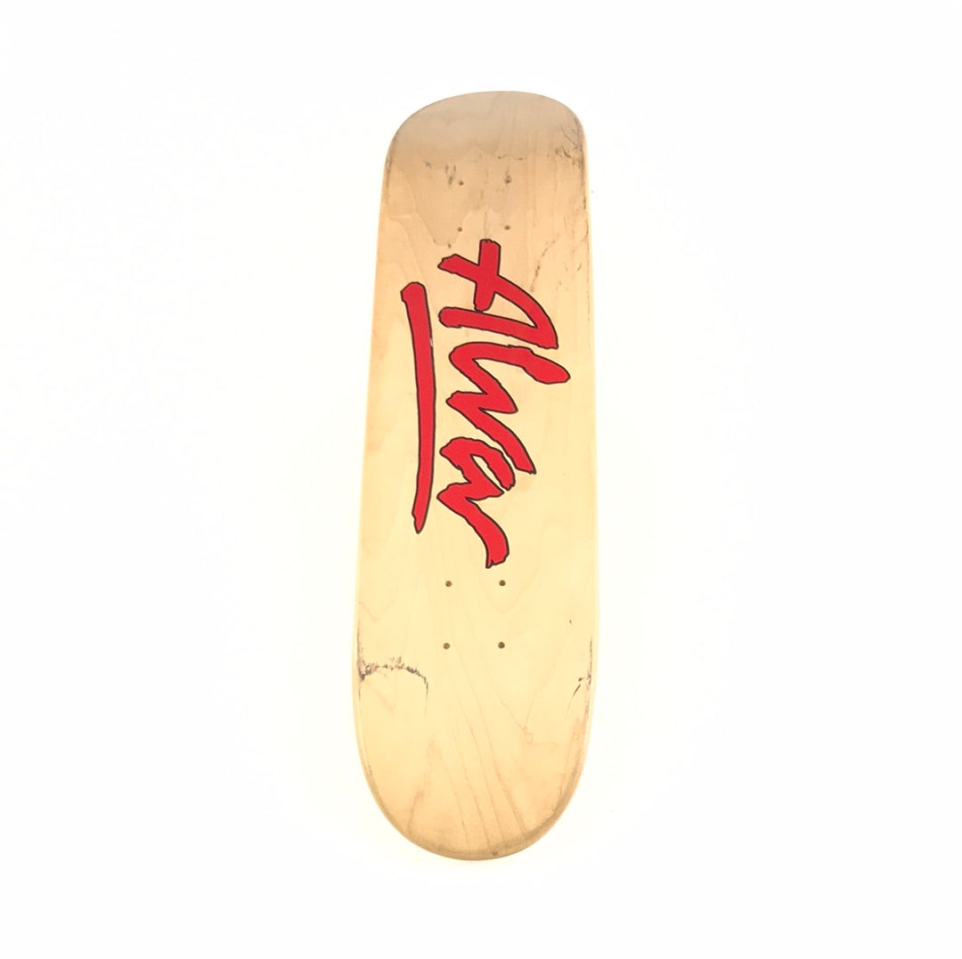 bad Ondergedompeld dynastie Alva Team Red/Woodgrain 7.75 Skateboard Deck – western-skate-co