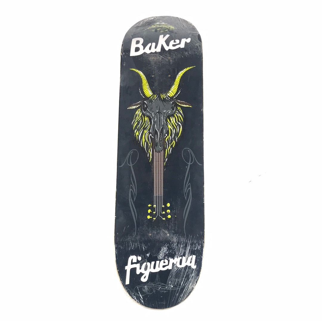 globaal Zich voorstellen Drijvende kracht Baker Figgy Goat Head Guitar Black 8.38'' Skateboard Deck – western-skate-co