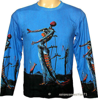 SALVADOR DALI BURNING GIRAFFE Long Sleeve Fine Art Print PN T Shirt Mens M L XL
