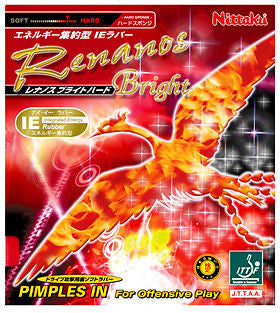 Nittaku Renanos bright hard rubber table tennis ping - HappyGreenStore