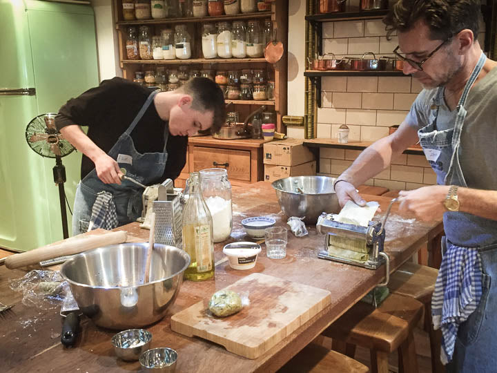 Pasta making classes at Food at 52