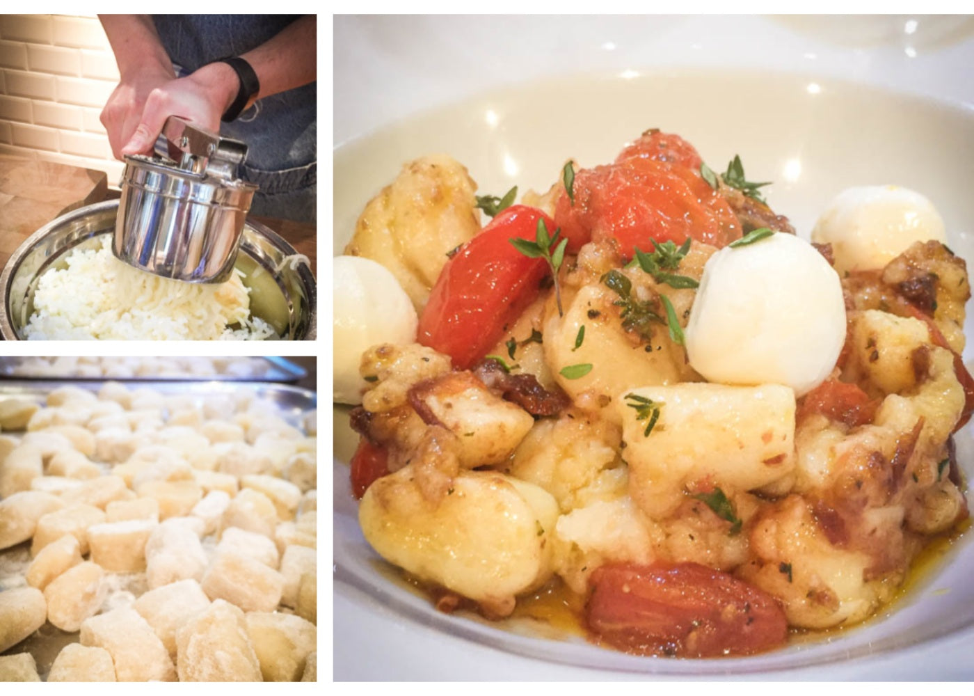 Learning to make gnocci at Food at 52