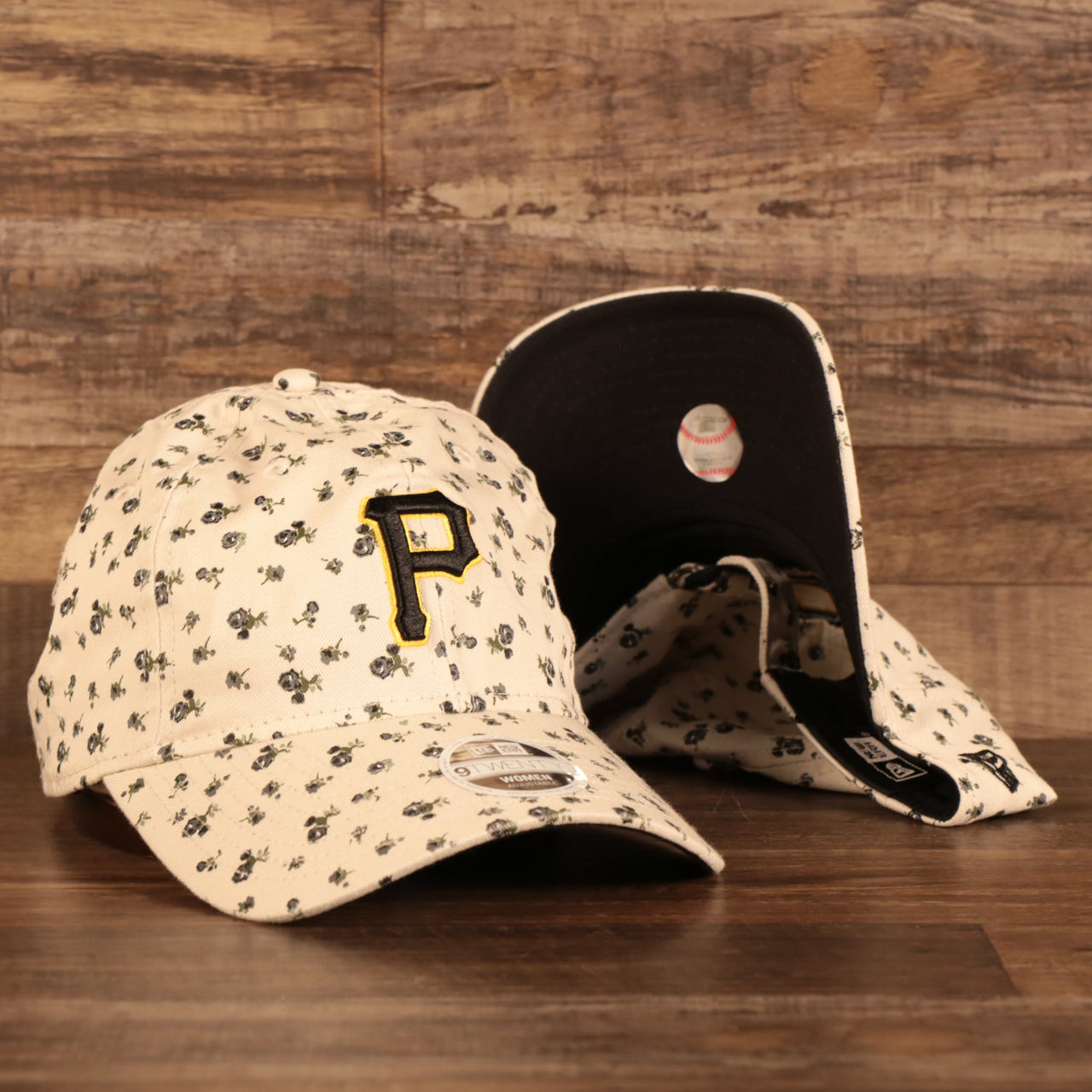 NEW ERA | PITTSBURGH PIRATES | WOMEN MICRO FLORAL  | 9TWENTY 920 | DAD HAT | IVORY | OSFM