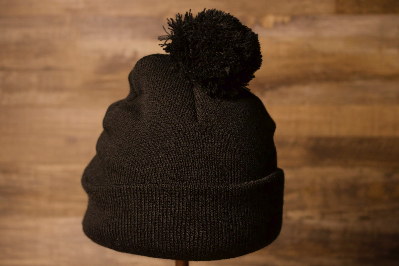 the back of this beanie is all black Cowboys Beanie | Dallas Cowboys Navy BLue Beanie | OSFM