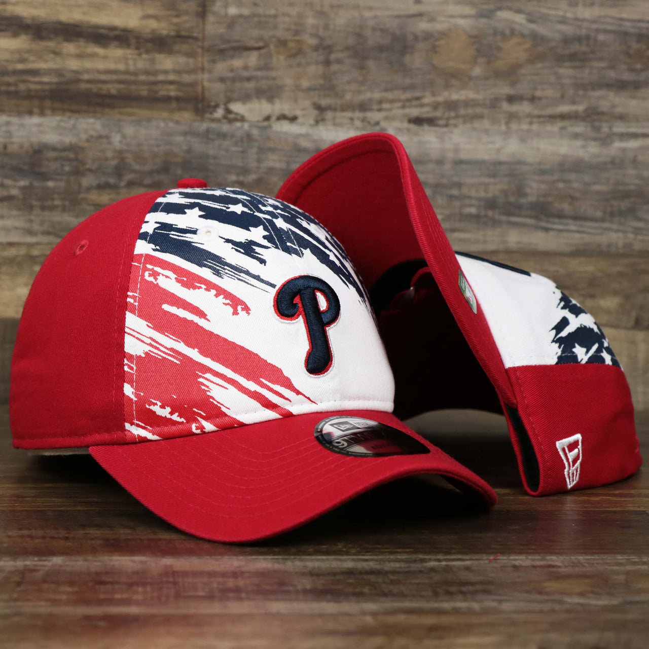 The Stars And Stripes Philadelphia Phillies 4th of July 9Twenty | New Era Red OSFM