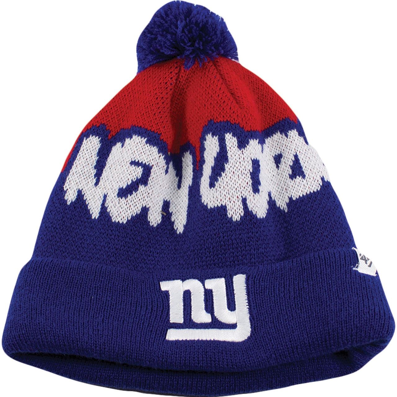 New York Giants Kid's Underdog Pom Beanie