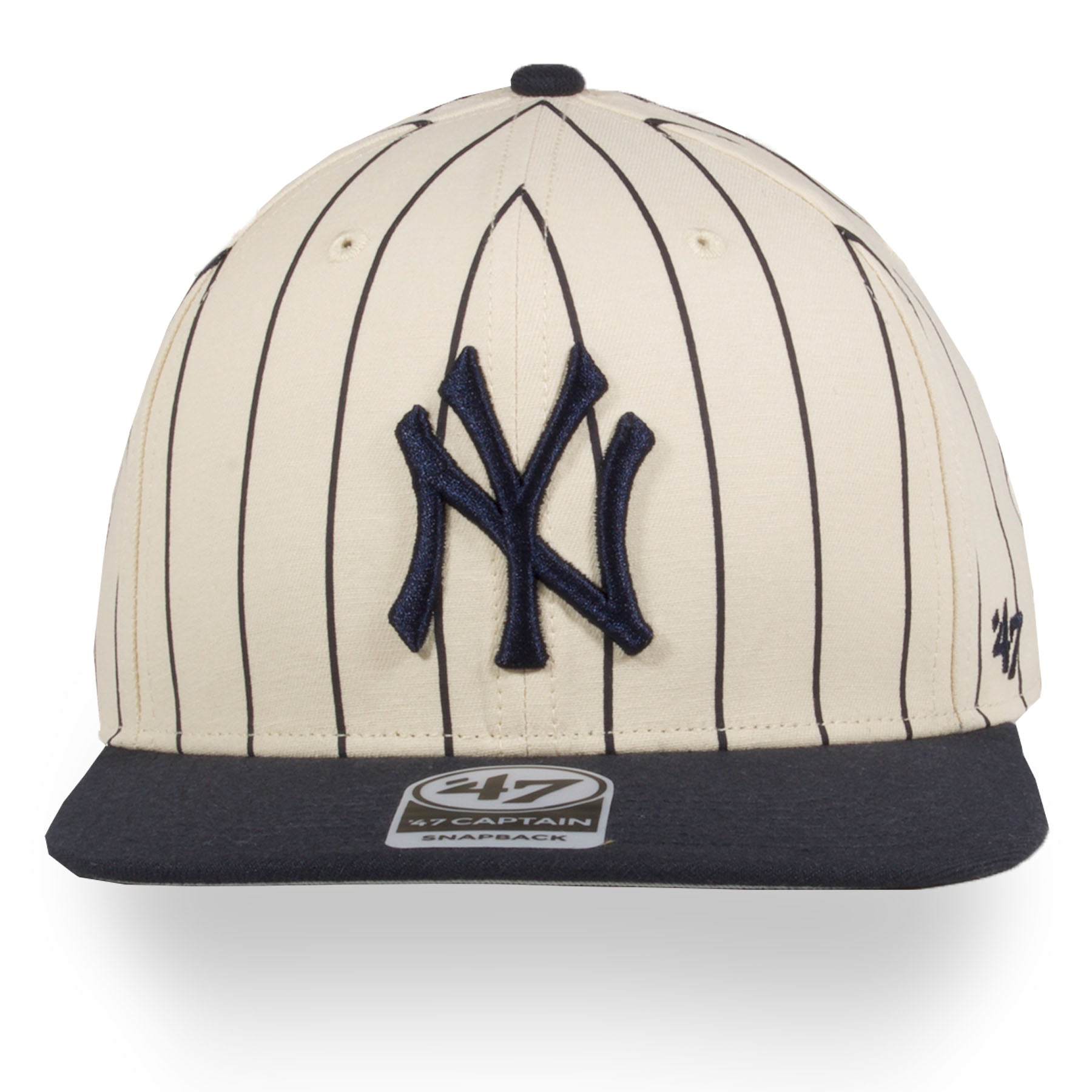 cream yankees hat