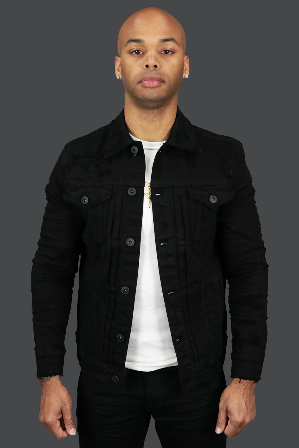 The Black Streetwear Denim Jacket | Jordan Craig