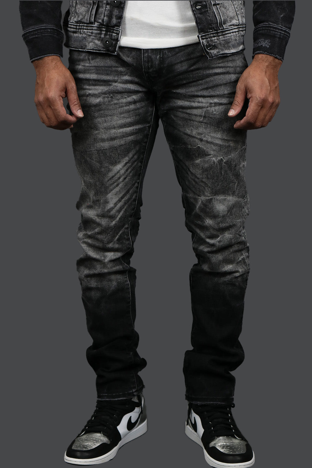 The Industrial Black Streetwear Denim Pants | Jordan Craig