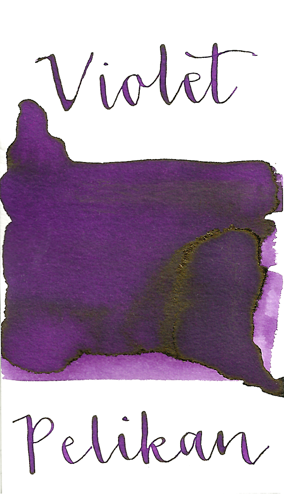 los van Vakman negatief Pelikan 4001 Violet Ink