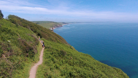 Everybody wave: wide open views heading to Beesands 