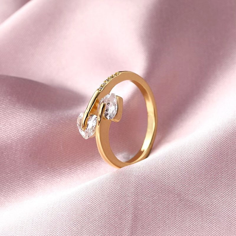 Adjustable Size Stainless Steel Engagement Rings