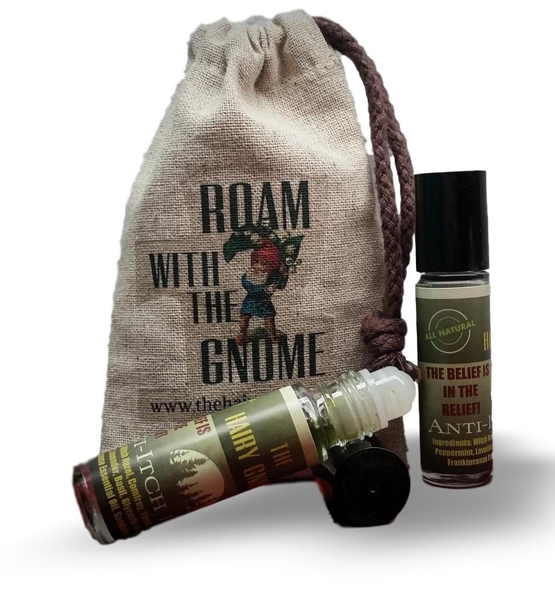 THE HAIRY GNOME-4pc. Gift Set. Organic, Eco-Friendly Medicinal Set for your Camping/Hiking/Outdoorsmen Friends and Family!