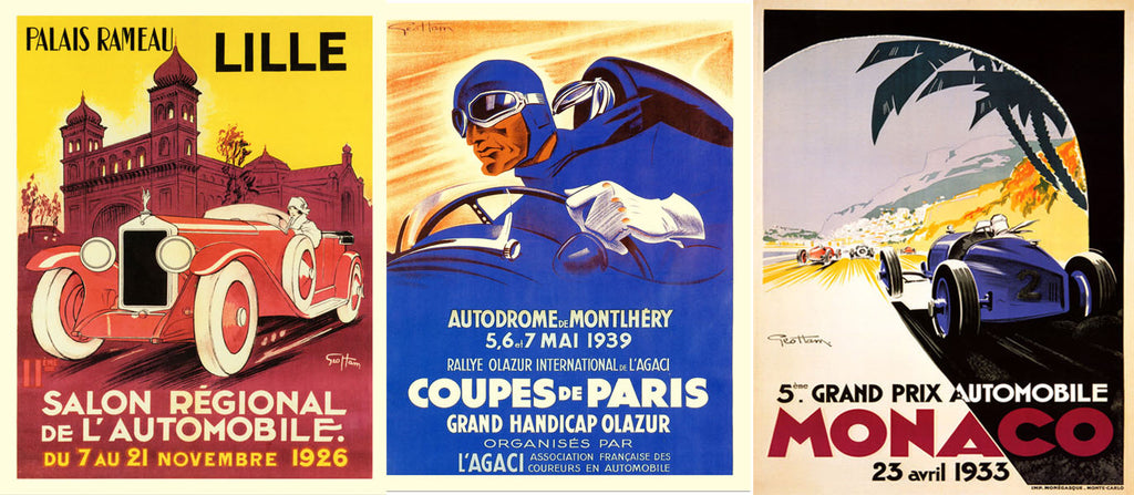 Art Deco posters by Geo Ham 