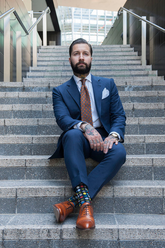 Fortis Green mens guide: How to wear pattern socks