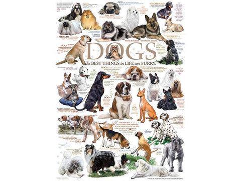 Cobble Hill DOG QUOTES 1000pc jigsaw