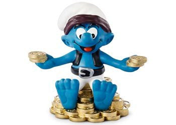 SCHLEICH Treasure Smurf