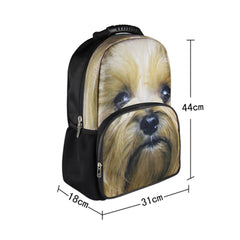 Animal Face 3D Yorkshire Terrier Dog