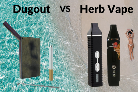 Dugout Pipe Versus Dry Herb Vape