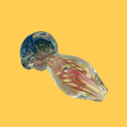 Hand blown Glass spoon pipe