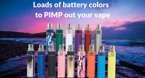 Vape Batteries in Different Colors