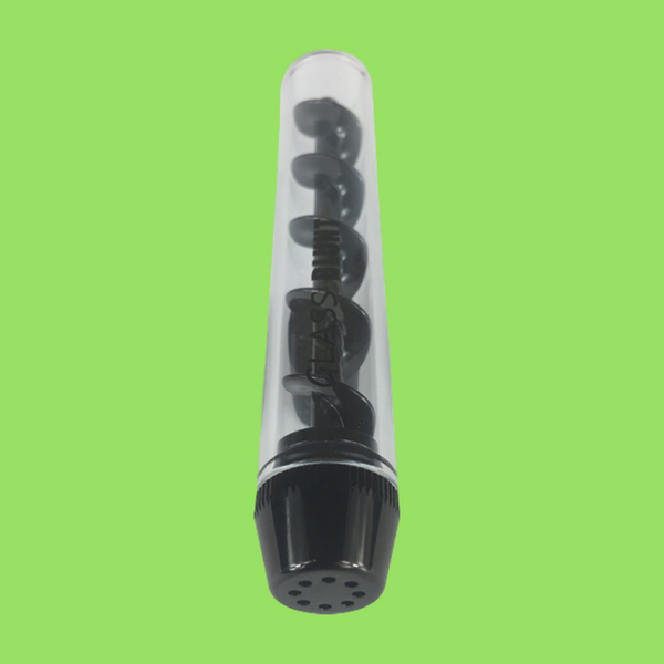 Glass Blunt with Black Mouthpiece