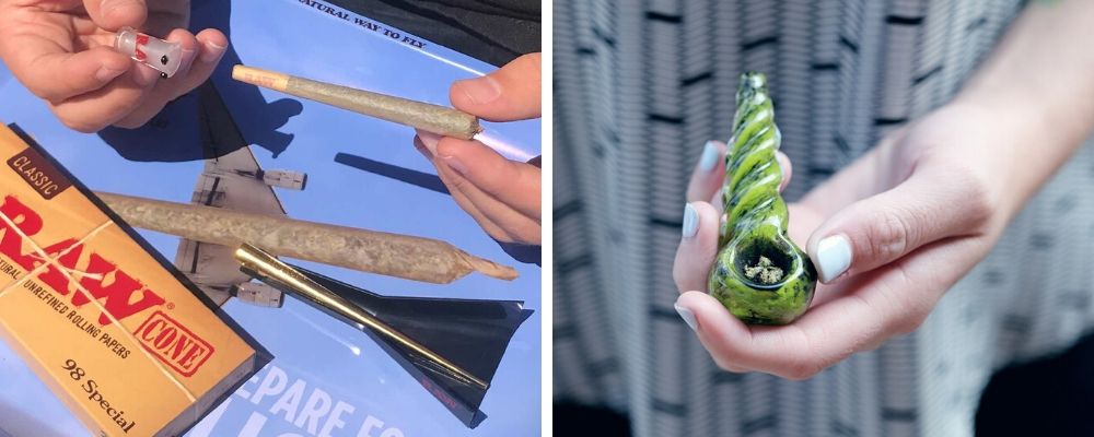Rolling Papers vs. Glass Pipes