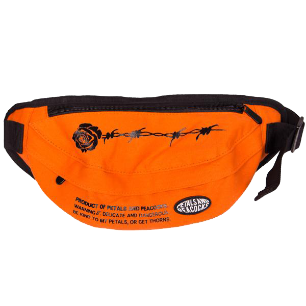 orange waist bag