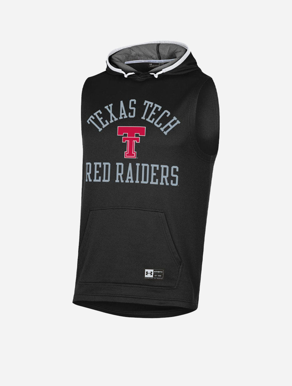 Texas Tech Under Armour "Drop Set" Gameday Tech Terry Sleeveless Hood