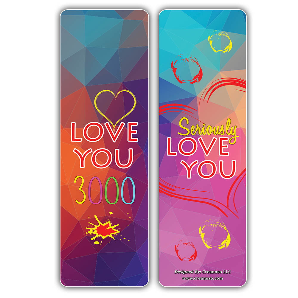 Love You 3000 Bookmarks Cards 60 Pack Aƒa A A Sa A A A Bookmarker Creanoso